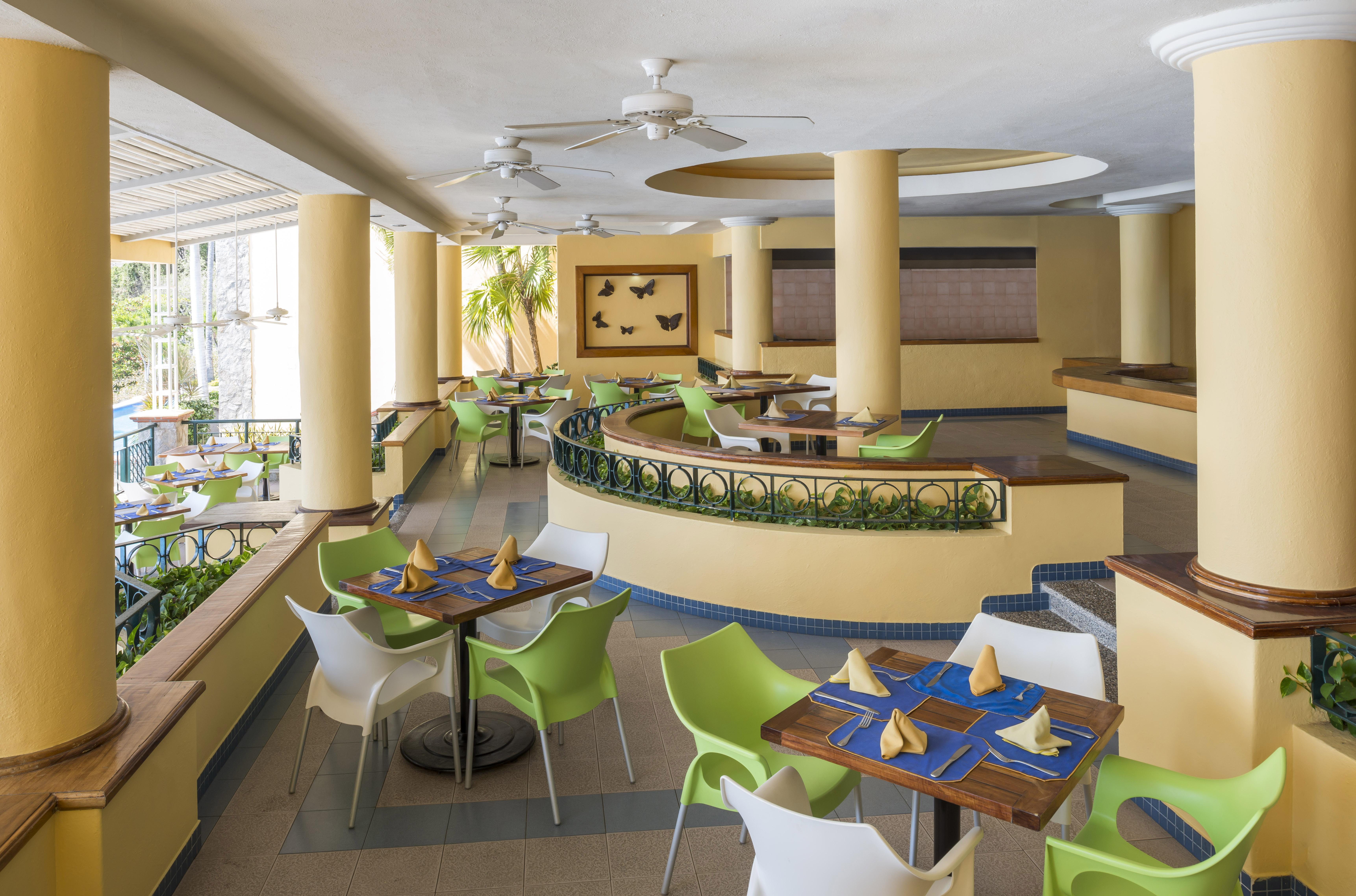 Camino Real Acapulco Diamante Hotel Buitenkant foto The restaurant