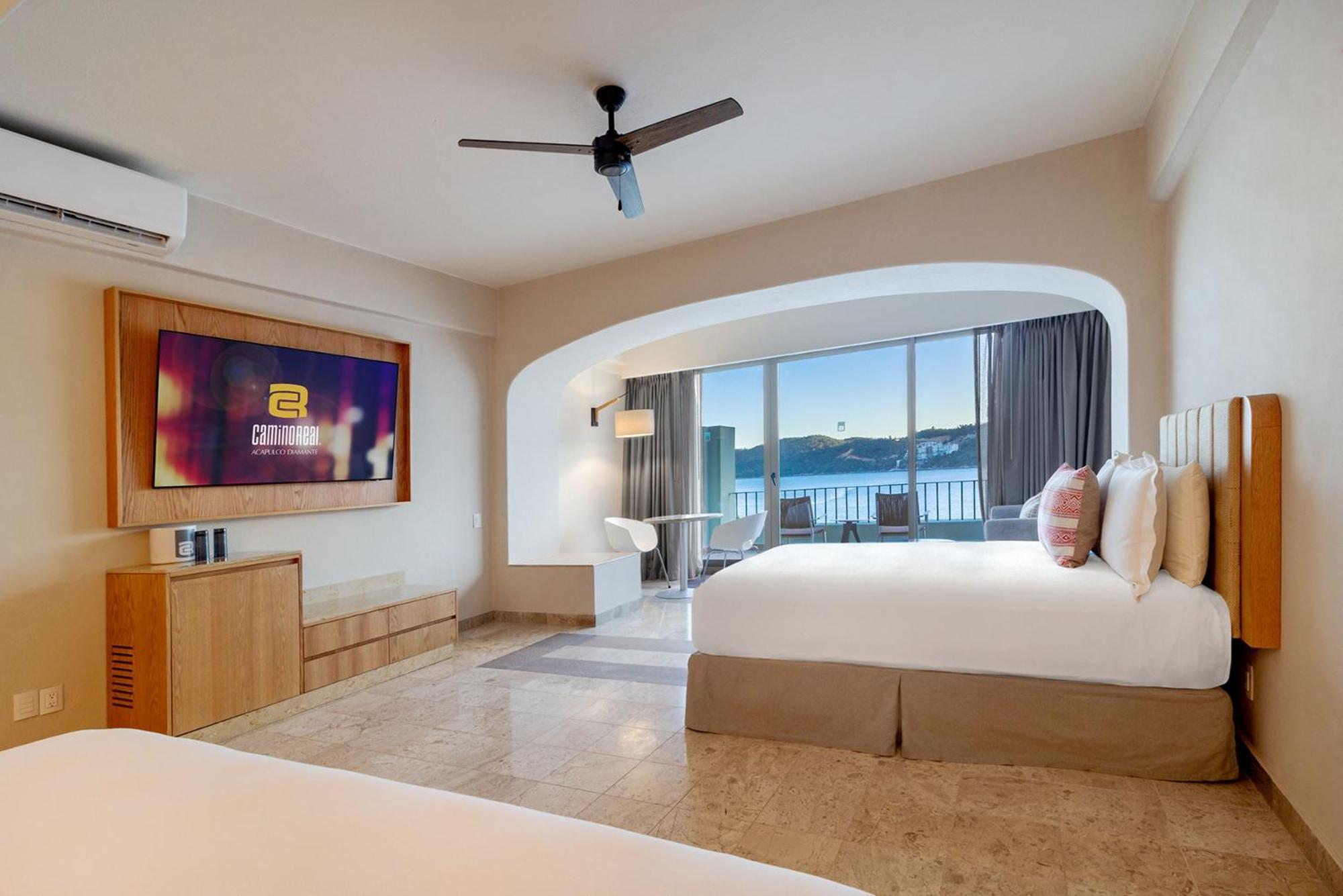 Camino Real Acapulco Diamante Hotel Buitenkant foto Deluxe Oceanfront King